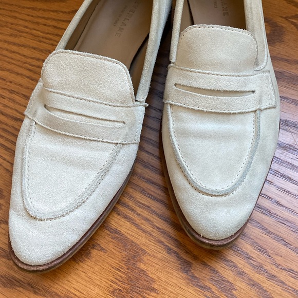 Everlane Cream Suede Modern Loafer size 9 - Picture 4 of 6